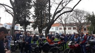 Bajkeri Dalmacije na blagoslovu motora u Biogradu na moru