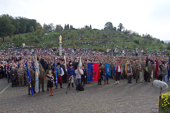 20. vojno-redarstveno hodočašće u Mariju Bistricu, foto: Leo Banić 20. vojno-redarstveno hodočašće u Mariju Bistricu, foto: Leo Banić