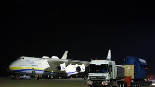 Antonov 225 u zagrebačkoj zračnoj luci Pleso, Foto: Borna Filić/PIXSELL