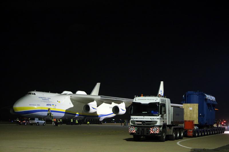 Antonov 225 u zagrebačkoj zračnoj luci Pleso, Foto: Borna Filić/PIXSELL