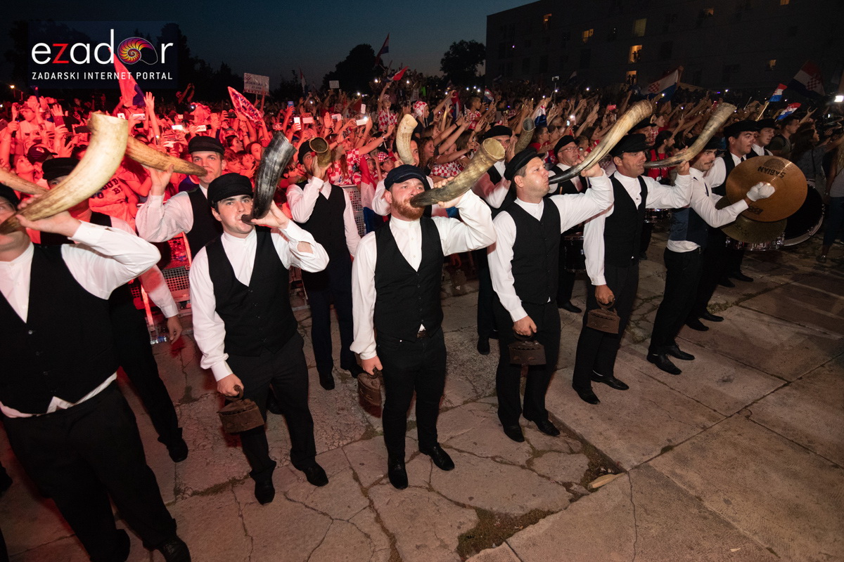 Veličanstven doček četvorice zadarskih Vatrenih