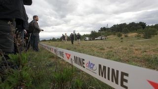 11. medjunarodni simpozij MINE ACTION 2014 odrzan je na podrucju nekadasnje vojne baze Sepurine, gdje su predstavljeni nacini u razminiravanju. Photo: Filip Brala/PIXSELL 11. medjunarodni simpozij MINE ACTION 2014 odrzan je na podrucju nekadasnje vojne baze Sepurine, gdje su predstavljeni nacini u razminiravanju. Photo: Filip Brala/PIXSELL