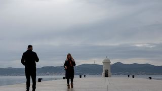 Oblačna nedjelja u Zadru