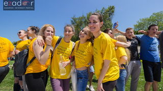 Ludijada zadarskih maturanata na Pozdravu suncu i Morskim orguljama