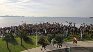 Pozdrav suncu: Snimanje spota uz “Happy” Pharrella Williamsa, Foto: Filip Brala/PIXSELL Pozdrav suncu: Snimanje spota uz “Happy” Pharrella Williamsa, Foto: Filip Brala/PIXSELL