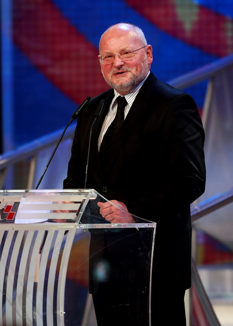 Zagreb, 261210.
HTV, studio Anton Marti, Prisavlje BB.
59. izbor sportasa 2010. godine u organizacij Sportskih novosti.
Na fotografiji: Zlatko Matesa.
Foto: Ronald Gorsic / CROPIX