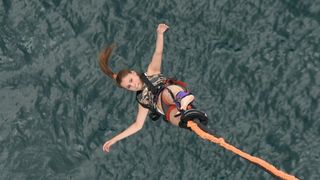 Mario Možnik otvorio bungee jumping sezonu na Masleničkom mostu, Photo: Hrvoje Jelavic/PIXSELL