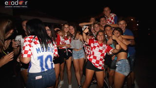 Bibinje: Navijanje za Vatrene i fešta nakon pobjede nad Engleskom