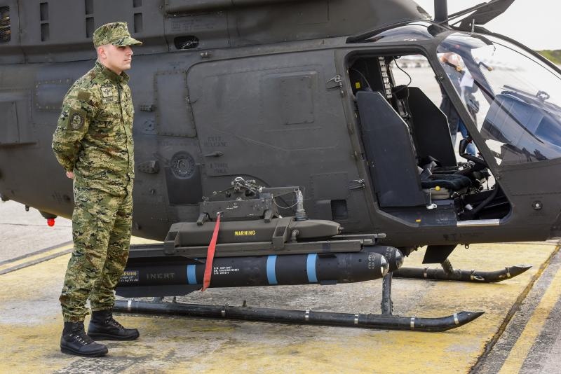 Zemunik: Predstavljena Eskadrila helikoptera OH-58D Kiowa Warrior