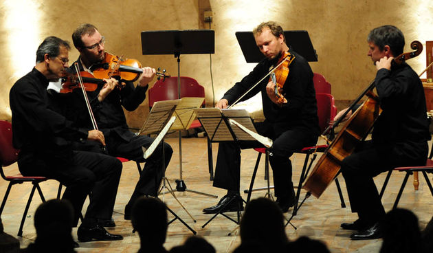 U sklopu 51. Glazbenih večeri u Sv. Donatu, sinoć su u Zadru gostovali Zagrebački kvartet, čembalist Pavao Mašić, te solistice Adela Golac-Rilović i Nera Gojanović-Kljajić, foto: Nenad Marčev