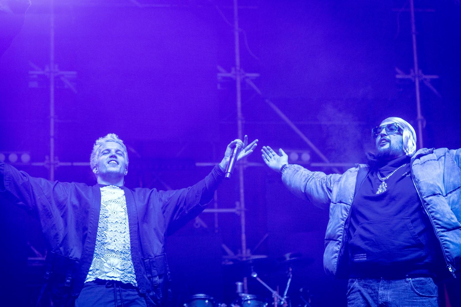 Koncert Baby Lasagne i Hiljsona Mandele na Glavnom trgu pri dočeku Nove godine Koncert Baby Lasagne i Hiljsona Mandele na Glavnom trgu pri dočeku Nove godine