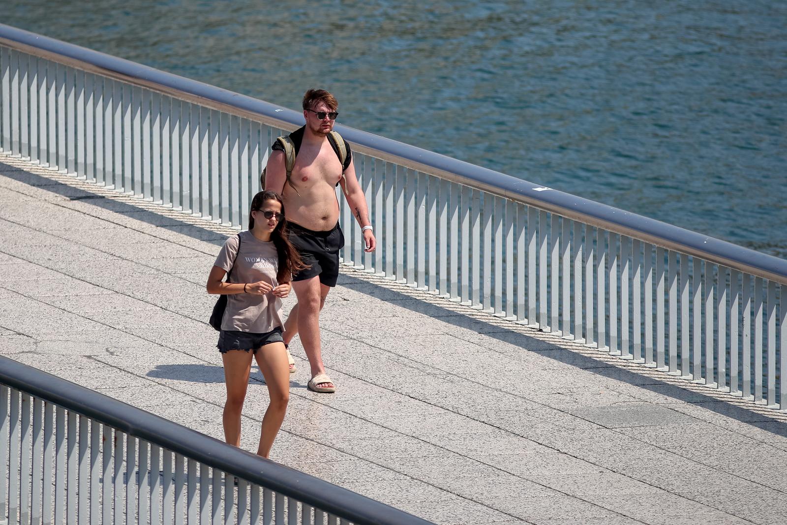 Toplinski val ponovo u Zadru Toplinski val ponovo u Zadru