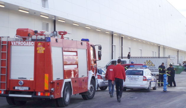 Intervencija JVP grada Zadra u centru Supernova, Foto: Maja Kacanic