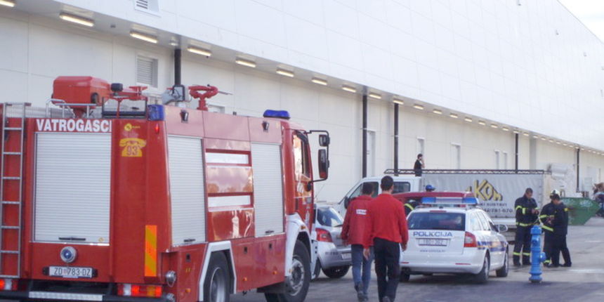 Intervencija JVP grada Zadra u centru Supernova, Foto: Maja Kacanic Intervencija JVP grada Zadra u centru Supernova, Foto: Maja Kacanic