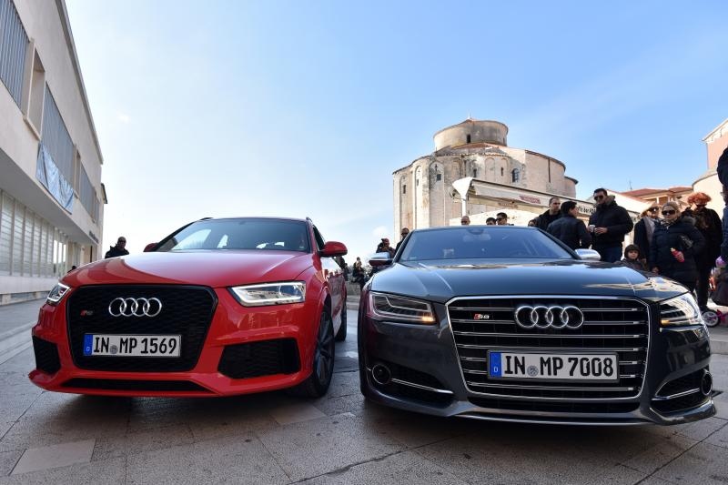 Audi Hrvatska organizirala je ekskluzivnu prezentaciju sportskih automobila Audi S i RS modela na Forumu. Photo: Dino Stanin/PIXSELL Audi Hrvatska organizirala je ekskluzivnu prezentaciju sportskih automobila Audi S i RS modela na Forumu. Photo: Dino Stanin/PIXSELL