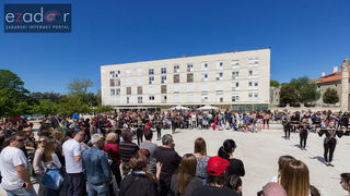 Đir po gradu 29. travnja 2017. Prostorni performans Zadarskog plesnog ansambla