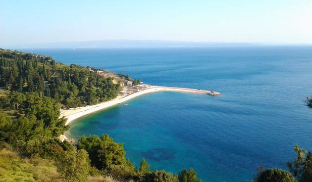 Plaža ispod Marjana u Splitu