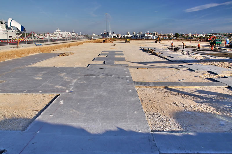 Izgradnja zgrade terminala u putničkoj luci Gaženica, foto: Lučka uprava Zadar Izgradnja zgrade terminala u putničkoj luci Gaženica, foto: Lučka uprava Zadar