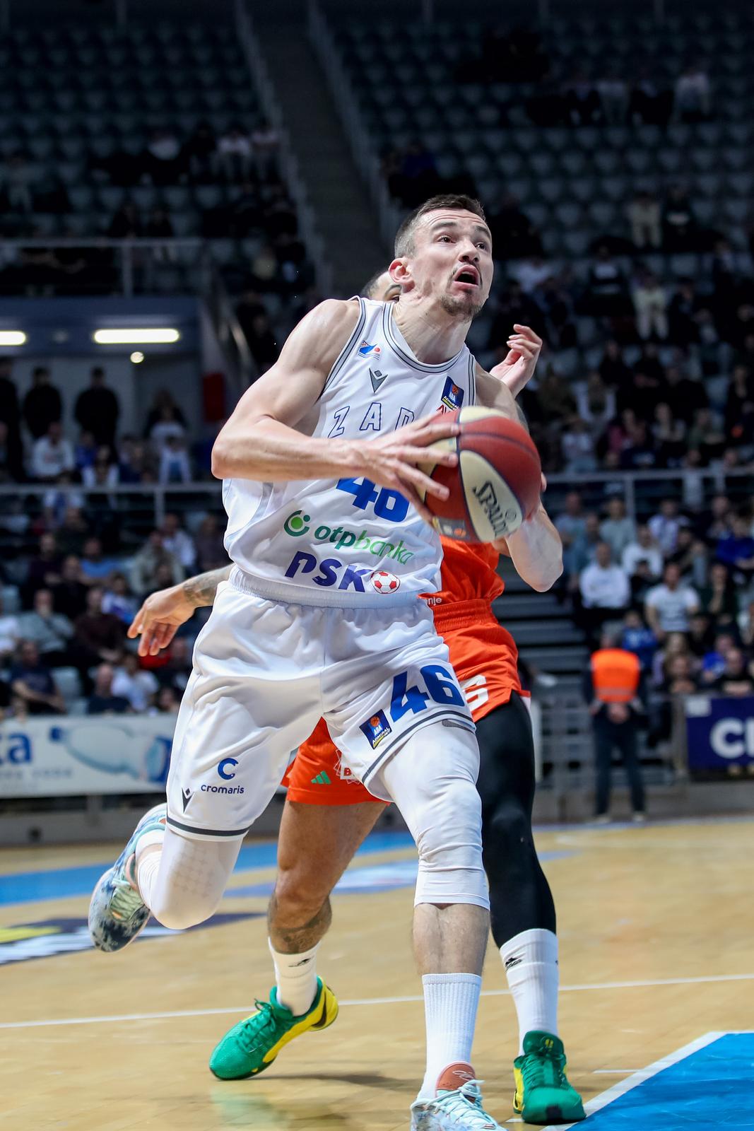 AdmiralBet ABA liga, 23. kolo: KK Zadar – KK Cedevita Olimpija 88-65 AdmiralBet ABA liga, 23. kolo: KK Zadar – KK Cedevita Olimpija 88-65