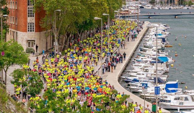 Wings for Life Zadar 2017: Trkači kod zgrade Pegla u Jazinama
