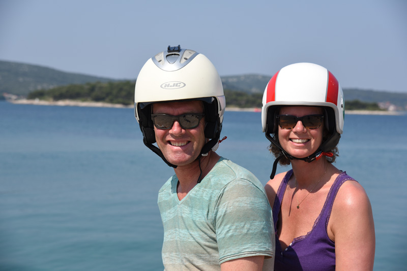 Vespaši zauzeli Biograd, foto: Vinko Pešić