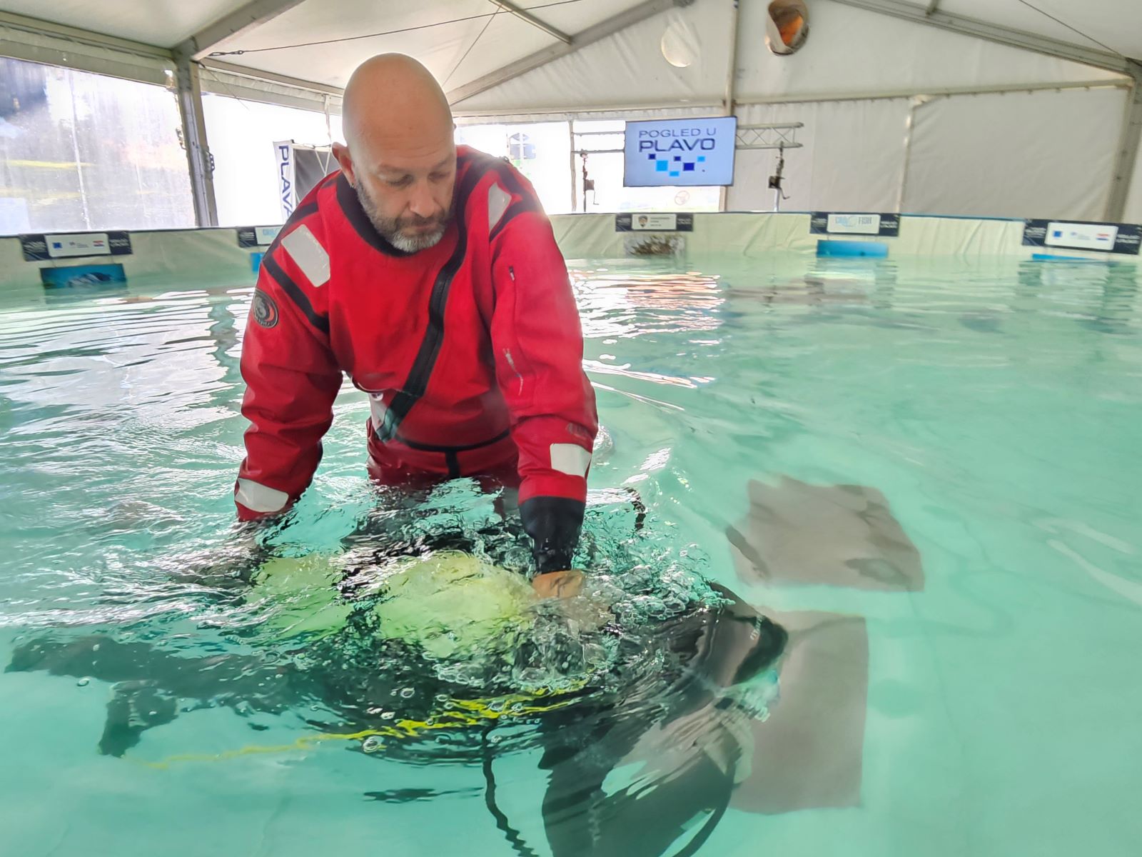 Ronilačka atrakcija na Crofish sajmu