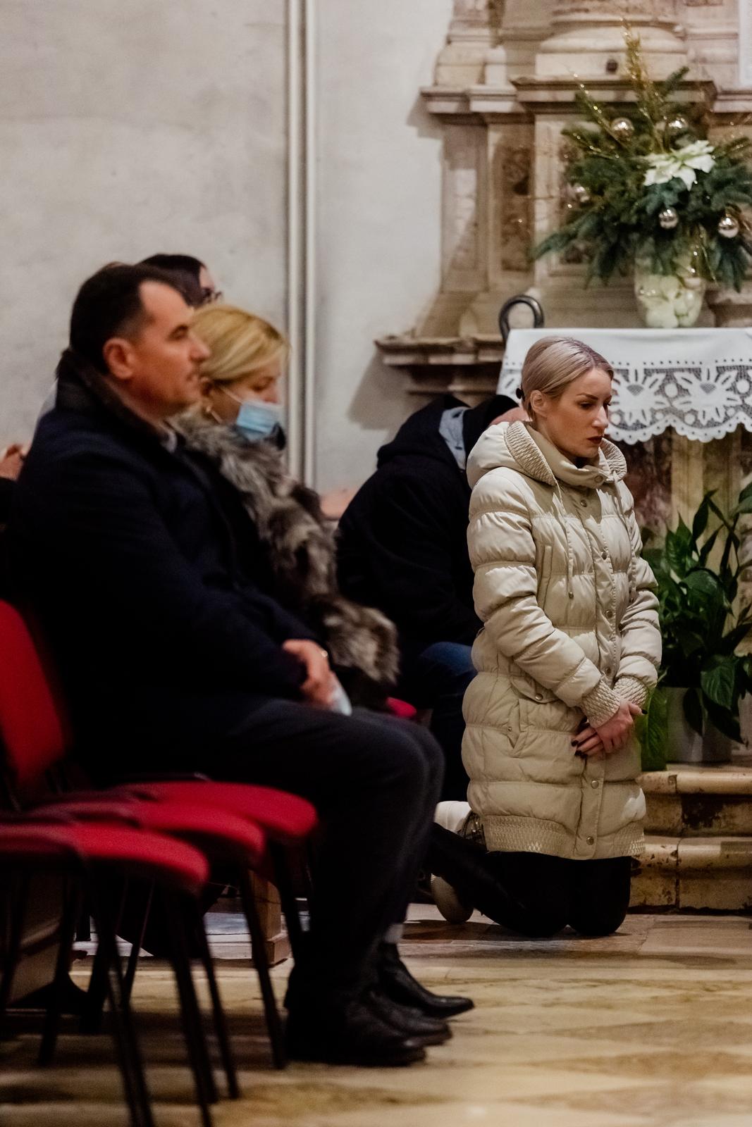 Polnoćka u katedrali svete Stošije