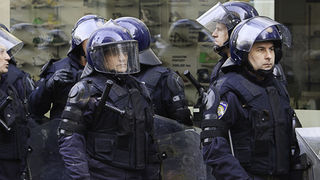 Zadarski branitelji na prosvjedu u Zagrebu 26. veljace 2011, Foto: Leo Banic Zadarski branitelji na prosvjedu u Zagrebu 26. veljace 2011, Foto: Leo Banic