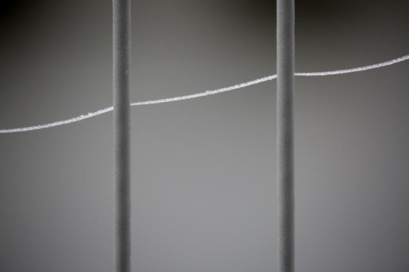 Zbog jutarnjih temperatura u minusu raslinje na kontinentu je prekriveno injem