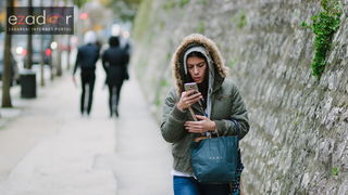 Đir po gradu, ponedjeljak 13. studenog 2017. Škura bura, zima, zamotana djevojka