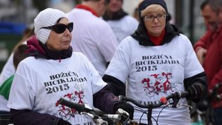 Branimirova obala: Start tradicionalne Božićne biciklijade Zadar-Vir. Foto: Dino Stanin/PIXSELL