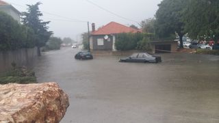 Poplava u Zadru, Gradsko groblje i Kolodvor