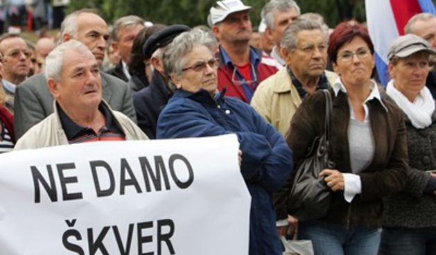 Prosvjed za 3. maj (foto: Tportal)