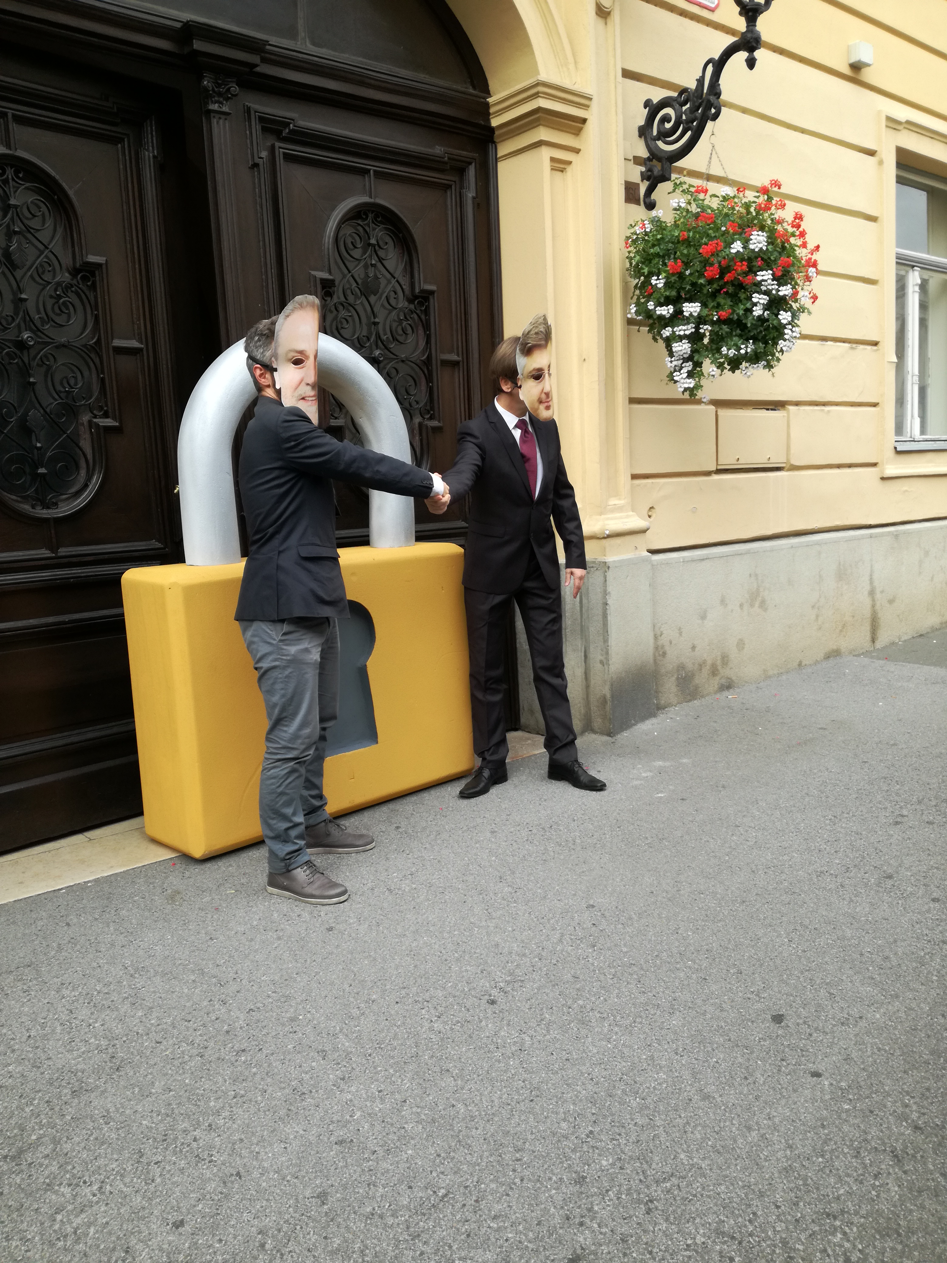 Prosvjedna akcija u Zagrebu