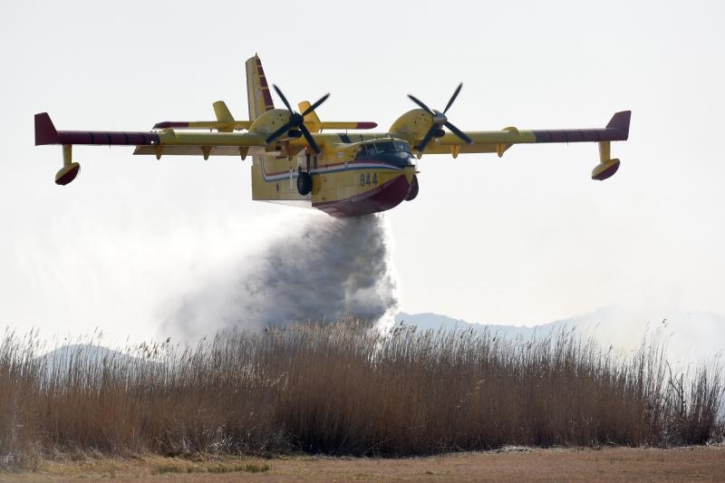 Požar u ornitološkom rezervatu Parka prirodeP Vransko jezero Požar u ornitološkom rezervatu Parka prirodeP Vransko jezero