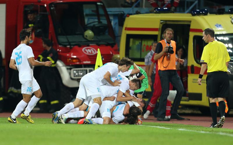 Stadion Kantrida, Rijeka – Prva utakmica 4. pretkola Europske lige, HNK Rijeka – VfB Stuttgart. Photo: Igor Kralj/PIXSELL Stadion Kantrida, Rijeka – Prva utakmica 4. pretkola Europske lige, HNK Rijeka – VfB Stuttgart. Photo: Igor Kralj/PIXSELL