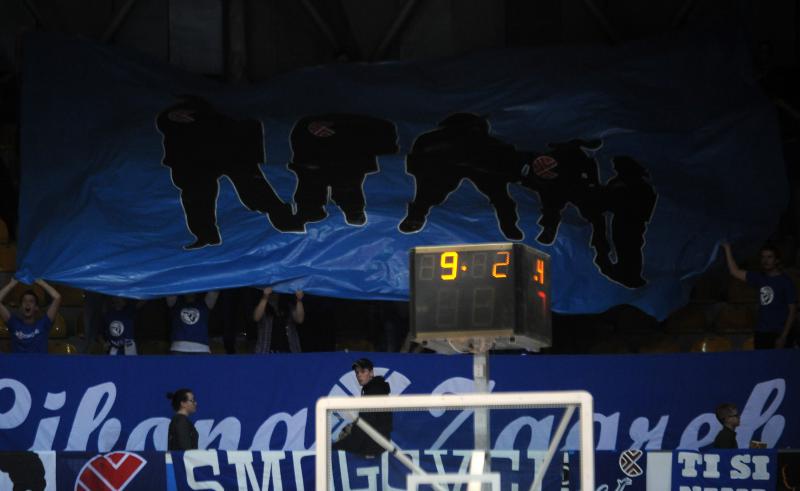 KC Drazen Petrovic, Zagreb – A1 Liga za prvaka, prva utakmica finala doigravanja. KK Cibona – KK Zadar. Photo: Danijel Kasap/PIXSELL KC Drazen Petrovic, Zagreb – A1 Liga za prvaka, prva utakmica finala doigravanja. KK Cibona – KK Zadar. Photo: Danijel Kasap/PIXSELL