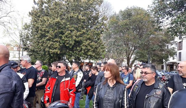 Bajkeri Dalmacije na blagoslovu motora u Biogradu na moru