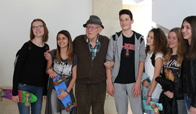 Branko Lustig i projekcija filma Belle i Sébastien. Foto: Grad Zadar