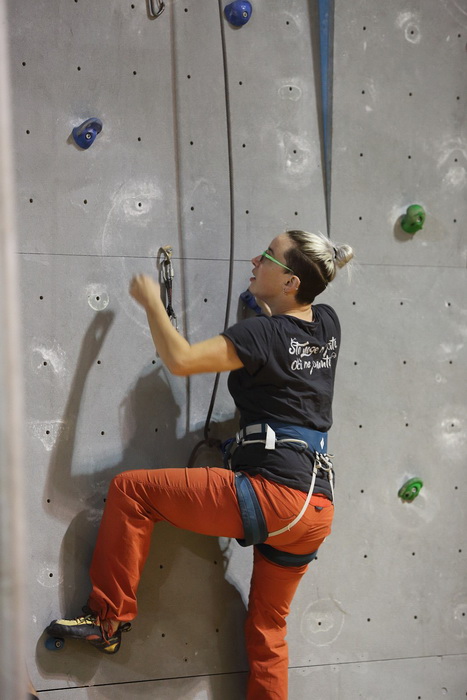 Bibinje: Županijsko natjecanje u sportskom penjanju na umjetnoj stijeni. Foto: Leo Banić