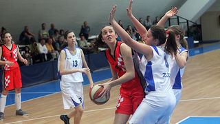 Kadetkinje : ŽKK Zadar – ŽKK Novi Zagreb (foto:Saša Čuka)