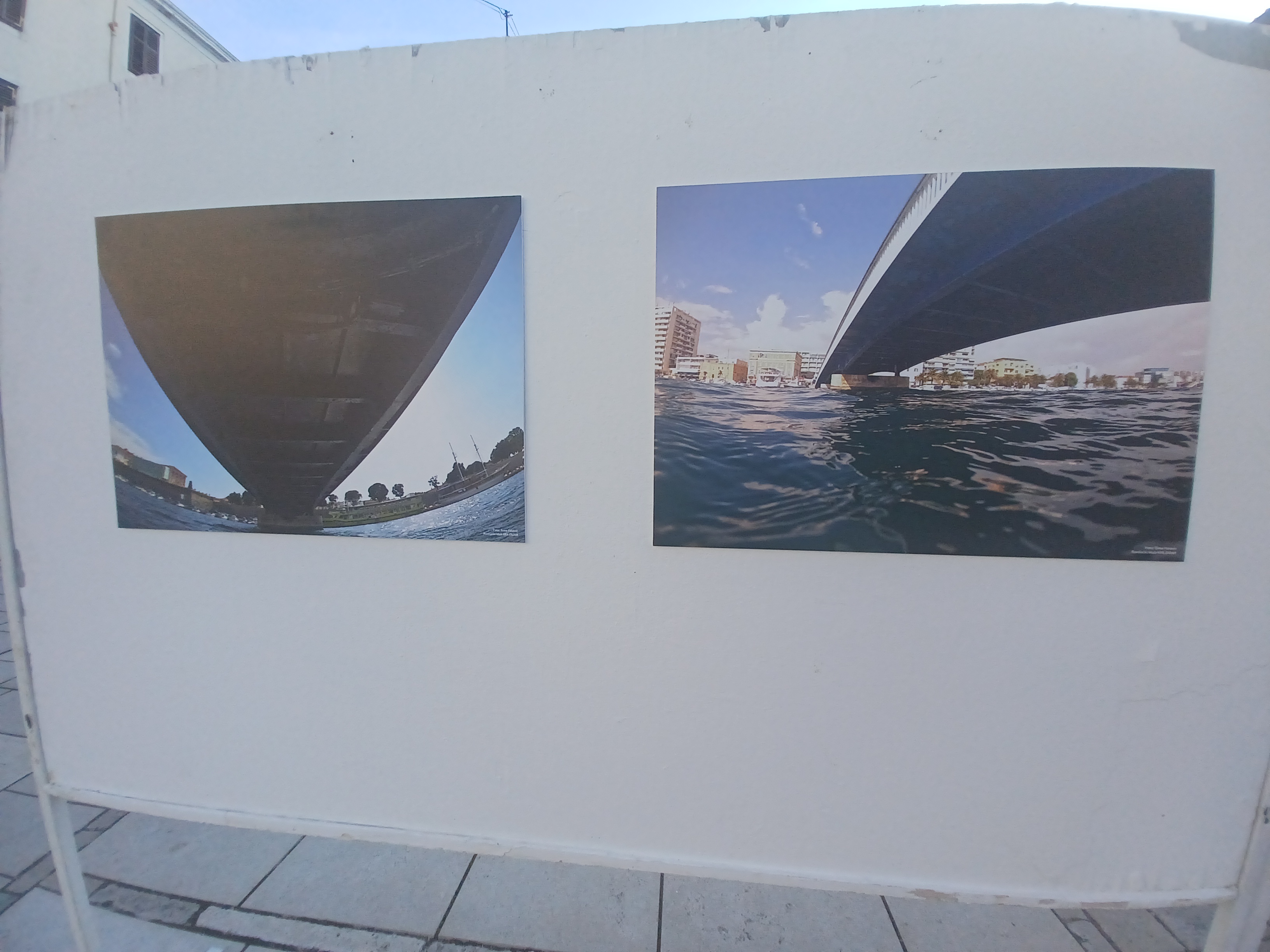 Izložba fotografija posvećenih zadarskom mostu u atriju palače Cedulin