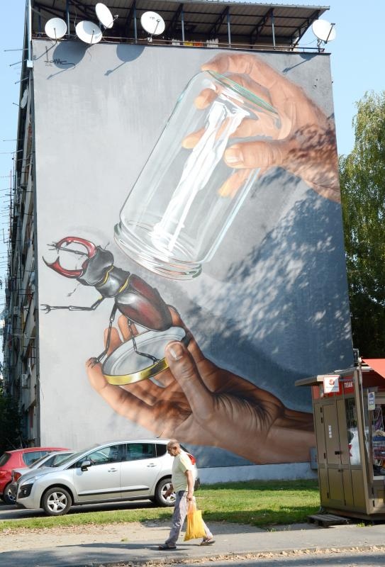 Sisak: Dovršen mural street art umjetnika Lonca koji je svrstan među deset najboljih u svijetu Sisak: Dovršen mural street art umjetnika Lonca koji je svrstan među deset najboljih u svijetu