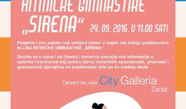 Sportski rujan u City Galleriji: Promocija KRG “Sirena”