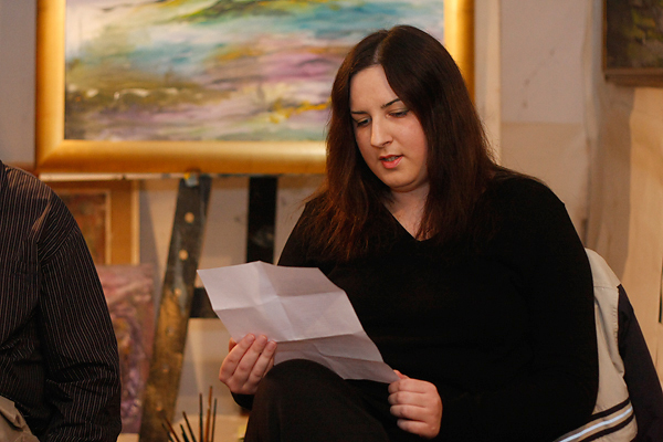 Roman Simić kod “ZaPis”-a u atelieru “Benini” Roman Simić kod “ZaPis”-a u atelieru “Benini”