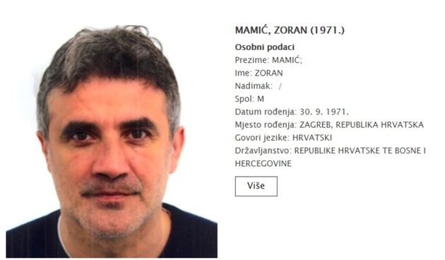 Zoran Mamić, tjeralica