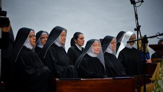 Nadbiskup Puljić predvodio svečano misno slavlje u crkvi. sv. Marije u sklopu obilježavanja 950. obljetnice spomena samostana. Foto: Iva Perinčić