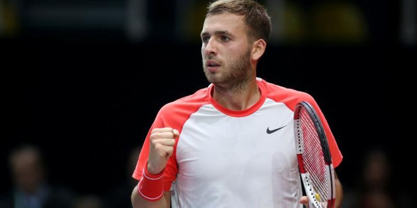 07.02.2014., Dom sportova, Zagreb – 9. ATP turnir PBZ Zagreb Indoors, 3. kolo, mec Philipp Kohlschreiber (GER) – Daniel Evans (GBR). Photo: Igor Kralj/PIXSELL
