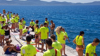 Sasvim osoban doživljaj – 10. dm Millennium Jump sa zadarske rive. Foto: Mladen Malik Barba Sasvim osoban doživljaj – 10. dm Millennium Jump sa zadarske rive. Foto: Mladen Malik Barba