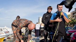 Ronilacki klub Sv. Roko – čišćenje, uvala Jazine, foto: Leo Banić